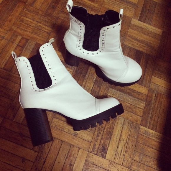 Ladies platform boots - Picture 1 of 1